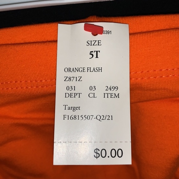 Cat & Jack 'Boo' Peplum Top & Candy Corn Leggings Halloween Set - Picture 12 of 12